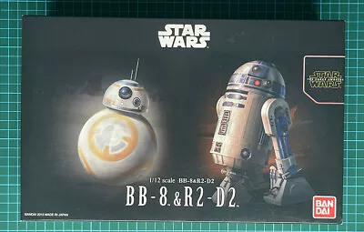 Buy Star Wars : BB-8 & R2-D2 Astromech Droids 1:12 Scale Model Kit(s) By Bandai • 125£
