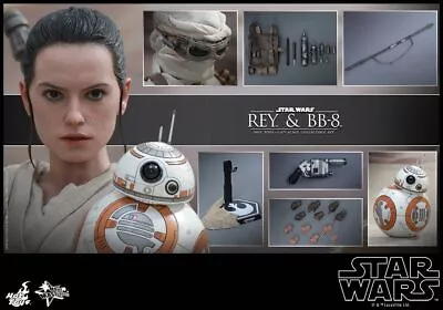 Buy In Stock Hottoys Hot Toys Mms 337 Star Wars: The Force Awakens Rey Bb-8 Set Of 2 • 492.65£