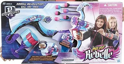 Buy Nerf Rebelle Secrets And Spies Arrow Revolution Bow Blaster Toy • 150£