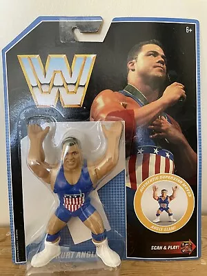 Buy Wwe Mattel Retro Series 7 Kurt Angle Wrestling Toy Action Figure Wwf Hasbro • 20£