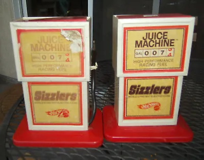 Buy Sizzlers Juice Machines, (2)  Hot Wheels   1969 Mattel, Made In Usa,hot Wheels • 27.38£