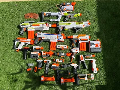Buy Massive Nerf Gun Bundle Modulus With Loads Of Accessories Including Camera  • 20£