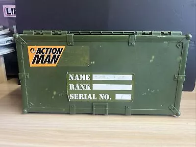 Buy ACTION MAN Ammo Ammunition 1993 Box Footlocker Storage Case • 8.99£