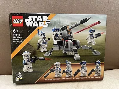 Buy Lego Star Wars 501st Clone Troopers Battle Pack New Sealed 75345 • 16£