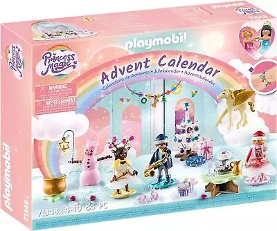 Buy PlayMOBIL 71348 Advent Calendar: Christmas Under The Rainbow, Princesses • 28.99£