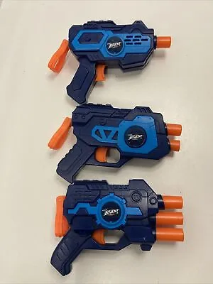 Buy 3x Toys R Us Stats Blast Hand Pistols￼ ￼ Compatible With Nerf • 4.04£