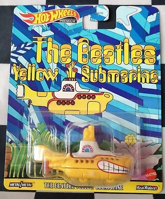 Buy Hot Wheels Retro Entertainment The Beetles The Yellow Submarine Real Riders  • 14.99£