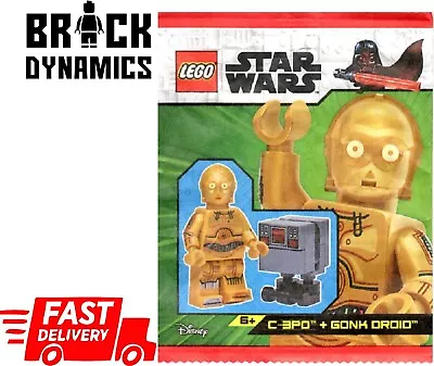 Buy Lego Star Wars C-3PO + Gonk Droid Mini Figure Item No.912310 - NEW • 4.99£