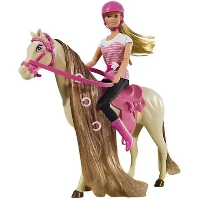 Buy Steffi Love Fashion Doll Equestrian Trip, Play Doll With Horse Pony Riding Tour Simba • 24.19£