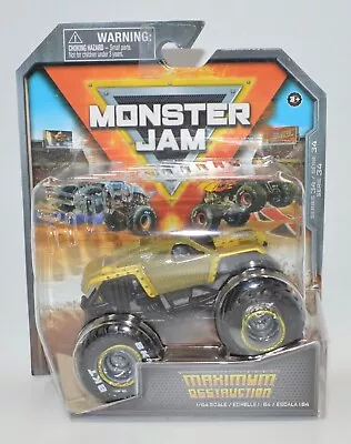 Buy Monster Jam 1:64 Series 34 Maximum Destruction Metal Trucks ***Free Postage*** • 8.49£