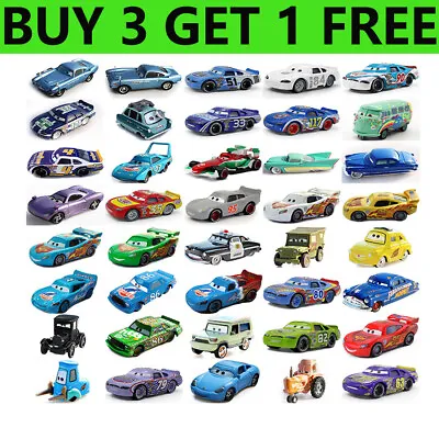 Buy Disney Pixar Cars Diecast Model Car 1:55 Lot Loose Toys Kids Lightning McQueen • 5.05£