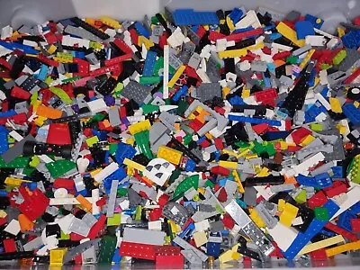 Buy LEGO 2kg LOOSE MIXED BUNDLE PARTS Building Bricks Starwars Marvel Base Plate D63 • 15£