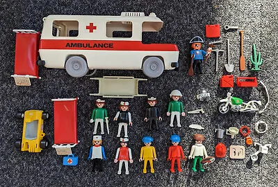 Buy Playmobil Ambulance Figures 1977 Bundle • 16£