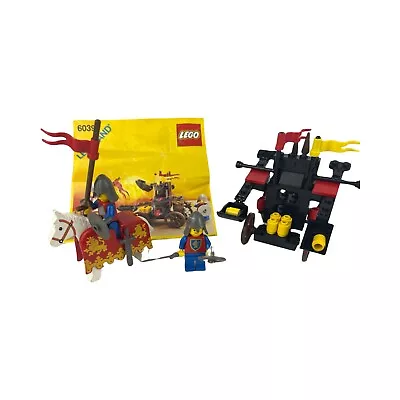 Buy Vintage Lego Classic Castle 6039 Twin-Arm Launcher 100% Complete With Manual • 24.99£