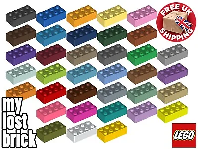 Buy LEGO - Part 3001 - Pack Of 5 X NEW LEGO Bricks 2x4 + SELECT COLOUR +FREE POSTAGE • 1.49£