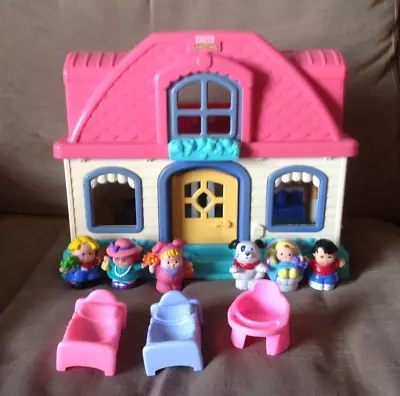 Buy Fisher Price Little People Sweet Sounds House With Figures & Furniture • 15£