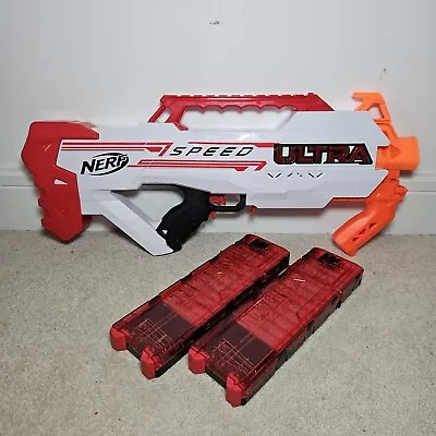 Buy Nerf Speed Ultra Motorised Blaster With Darts & 2 Magazines Fun Outdoor Toy • 20£