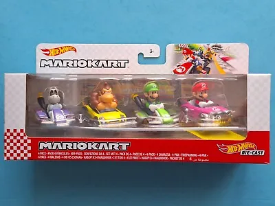 Buy Pack Of 4  1:64 Mario Kart Dry Bones Donkey Kong Luigi Mario Skelerex Box • 92.49£