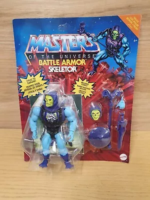 Buy Masters Of The Universe Skeletor Battle Armour Figure  NEW • 15£