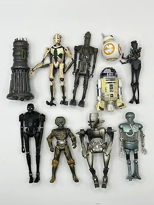 Buy Star Wars Action Figure Bundle Lot Droids - IG-88 Medic Droid R2-D2 BB8 ASP-7 • 19.99£