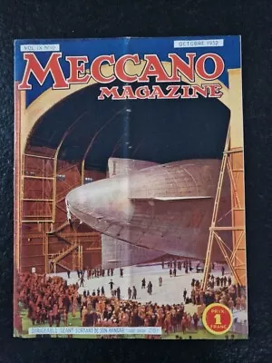 Buy Meccano Magazine #10 October 1932 Antique Toy Magazine Hornby • 2.57£