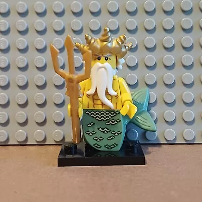 Buy Lego Series 7 Ocean King Minifigure Complete With Baseplate & Accessories • 7.99£