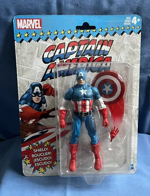 Buy Hasbro Marvel Legends Retro Captain America Momc • 57.95£