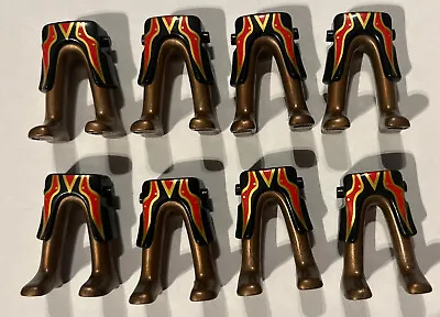 Buy Playmobil 8 Pairs Of Knights  Legs Black Red & Bronze Novelmore Unplayed With • 4.25£