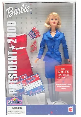 Buy Barbie For President 2000 / The White House Project / Mattel 26288, NrfB • 61.35£