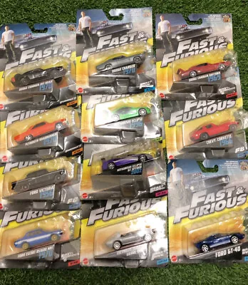 Buy Fast & Furious Diecast Cars Boxed And Rare Toys 1:55 Mattel • 7.99£