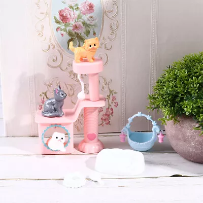 Buy Doll Pet Cat Accessories Dollhouse Furniture Cute Toys For Barbies Miniature • 6.01£