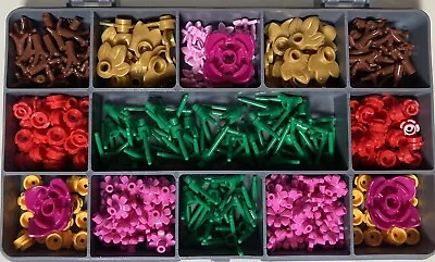 Buy LEGO 331x Variety Of Flowers/ Flower Studs, Twigs & Leaves - Garden Assortment • 11.29£