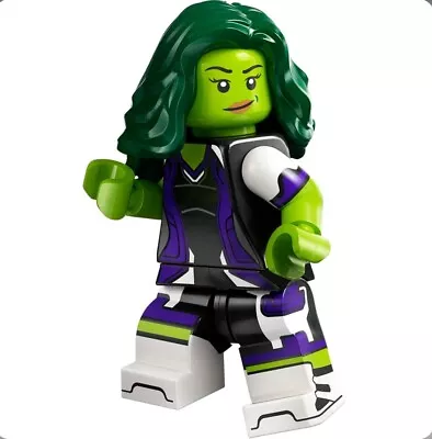 Buy LEGO Minifigure CMF Marvel Studios Series 2 She Hulk Figure New With Box • 4.99£