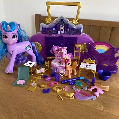Buy My Little Pony Musical Melody Set With Ponies Lights Accessories & Izzy Moonbow • 5£