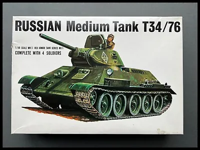 Buy Bandai Russian Medium Tank T34/76 1:48 Model Kit • 54.95£