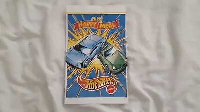 Buy McDonalds Happy Meal Blue Bag 2 Of 2 From 1998 Hot Wheels • 1.80£