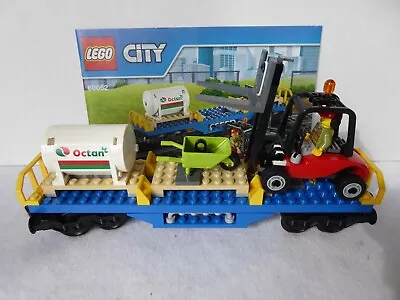 Buy 1 Lego Octan Wagon Fork Lift Ex 60052 Cargo Train With Instructions VGC Free P&P • 22.50£