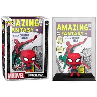 Buy Funko Pop! Comic Covers Amazing Fantasy Marvel Spider-Man Vinyl Figure  #05 • 47.95£