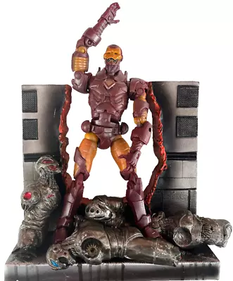 Buy Marvel Legends Series 8 ToyBiz  Modern Armor Iron Man Action Figure /Ultron Base • 11.99£