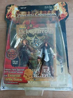 Buy Disney Pirates Of Caribbean JACK SPARROW AND ELIZABETH SWANN MODELS • 10£