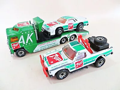 Buy Matchbox Convoy Tm5 'kenworth Cabover Chevy 7up Team Racing Car Transporter' • 14.99£