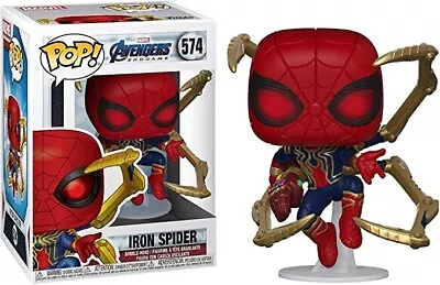 Buy Funko Pop! Marvel Avengers Endgame Iron Spider 574 Glows In The Dark • 19.99£