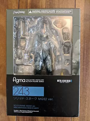 Buy Figma 243 - Metal Gear Solid 2 MGS2 - Snake Action Figure - Japan Ver New • 199.50£