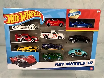 Buy Hot Wheels 10-Car Gift Pack Of 1:64 Scale Vehicles​ (As Pictured) #Q New Sealed • 14.95£