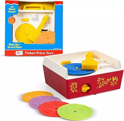 Buy Fisher-Price Classics | Music Box Record Player | Baby Musical Toy, Baby Inte • 51.58£
