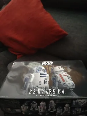 Buy Star Wars Bandai R2-D2 & R5-D4 Astromech 1/12 Scale Plastic Model Kit Figures L2 • 50£