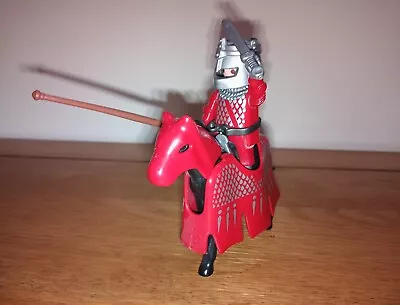 Buy Playmobil Tournament Knight With Horse, Red & Silver (4920) • 2.50£