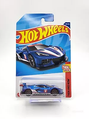 Buy Hot Wheels Corvette C8.R Blue 190/250 Then And Now 1/10 BNIB Sealed 2021 • 3.99£