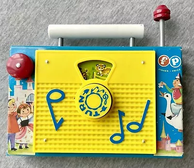 Buy Vintage FISHER PRICE TV & Radio Wind Up Fun Musical Retro Toy Farmer In The Dell • 9.99£