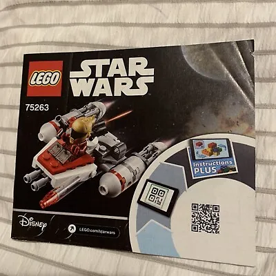Buy Lego Star Wars 75263 Resistance Y-Wing Microfighter Instruction Manual Only • 2.99£